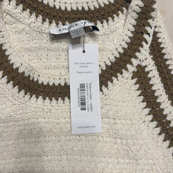 BNWT Amour Vert Sweater Tank - Picture 2 of 3